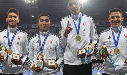 Plata y oro para México en los relevos 4×100 y 4×400 metros en la Universiada Mundial 2019 de #Italia