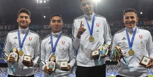 Plata y oro para México en los relevos 4×100 y 4×400 metros en la Universiada Mundial 2019 de #Italia